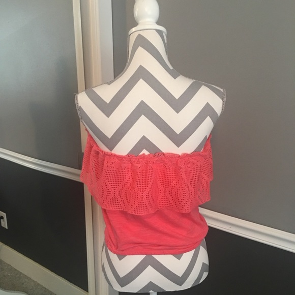 Coral tube top - Picture 2 of 6